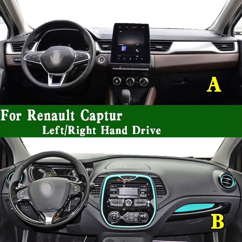 For Renault Captur MK1 J87 J5 H5 2013- Dashmat Dashboard Cover trument Panel Protective Pad Anti-Dirt Proof Ornaments