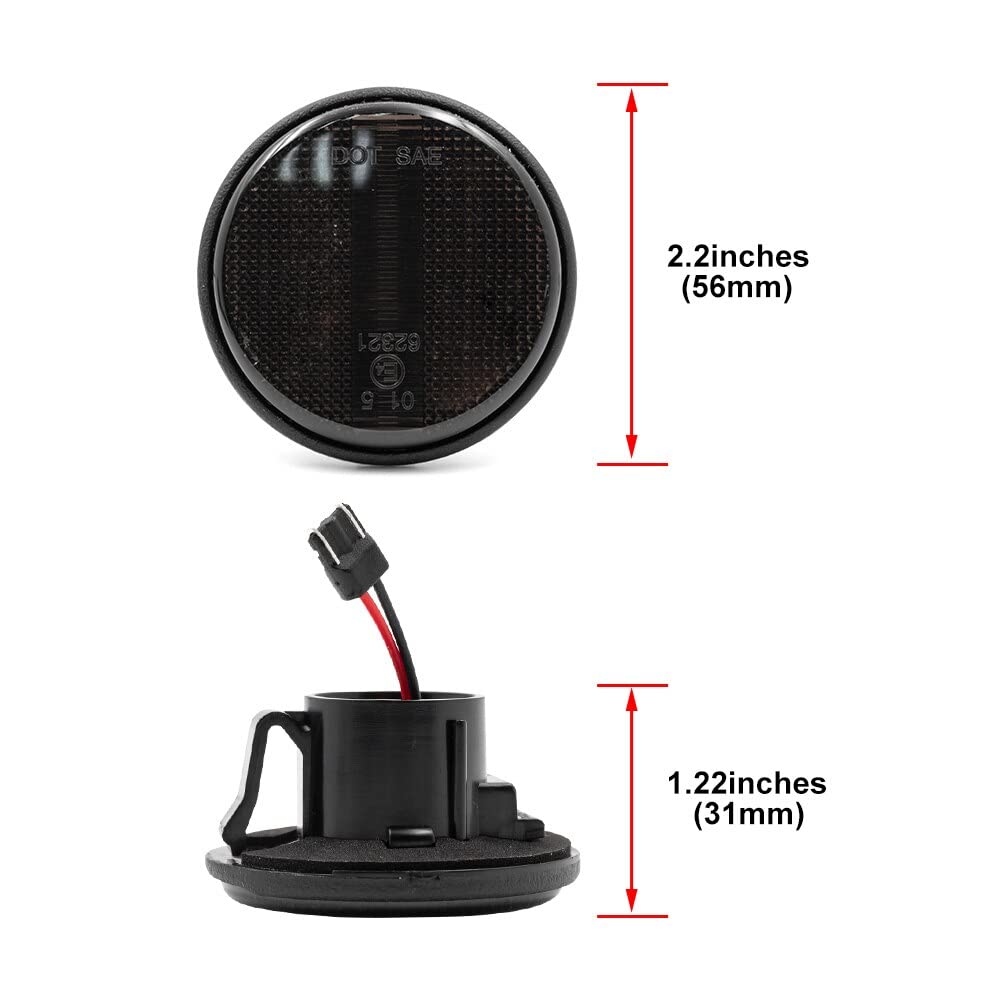 MAZDA Mazda Roadster NA NB NC LED Flowing Glow Smoke Lens Side Marker Turn Signal