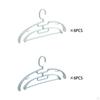 6 Piece Clothes Set Storage Hanger Versatile Double Layer Shoulder Shape Good Support for