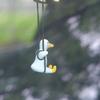 New Cute Duck Car Pendant Dangqiu Car Rearview Mirror Pendant Pendant Car Interior Accessories Women Perfume Handmade Duck