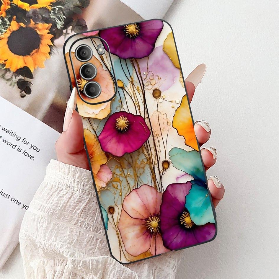 For Motorola Moto G51 5G Case XT2171-2 XT2171-1 Cover New Stylish Flower Soft Silicone Phone Case For Moto G31 G71 5G G 51 Pouch