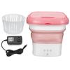 220V Travel Laundry Washer with Rotary Dryer For Clothing Underwear Shoes Washer Mini Folding Portable Washing Machine