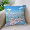Cute Cartoon C-Chiikawas Pillow Cushion Cover Pillowcase Living Room Sofa Home Decor