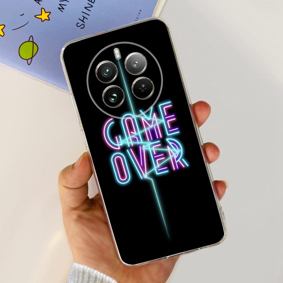 For Realme 12 Pro Plus Case Popular Flower Astronaut Soft Clear Silicone Phone Cover on Realme 12 Pro 5G 2024 Funda RMX3842 Case