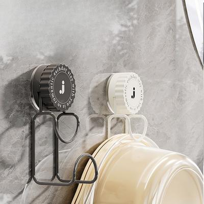 Saugnapf Waschbeckenregal Haken Badezimmer Waschbecken Aufbewahrungsregal Lagerregal Toilette Nicht-perforiertes Waschbecken Hängeregal