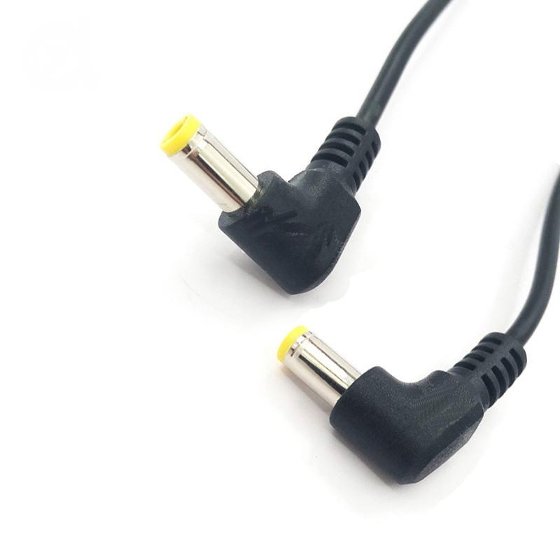 1/5Pcs Right Angled 90 Degree Power Cable 30Cm Dc Power Connector 5.5X2.5Mm/2.1Mm Male Plug Cable