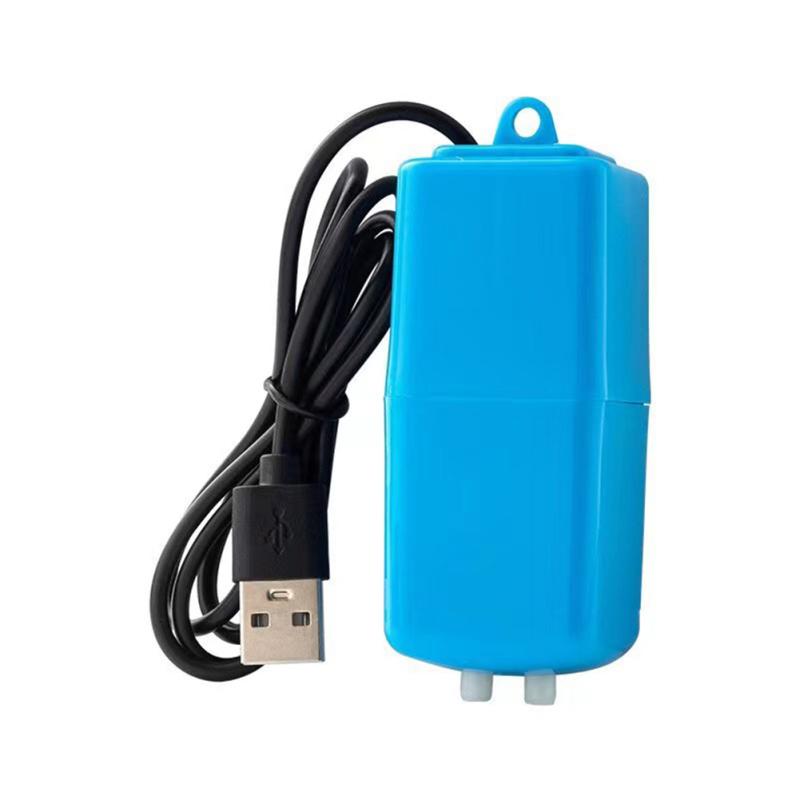 Sada vzduchové pumpy pro mini akvárium Kyslíková pumpa s Air Stone Tiché, energeticky účinné USB akvárium