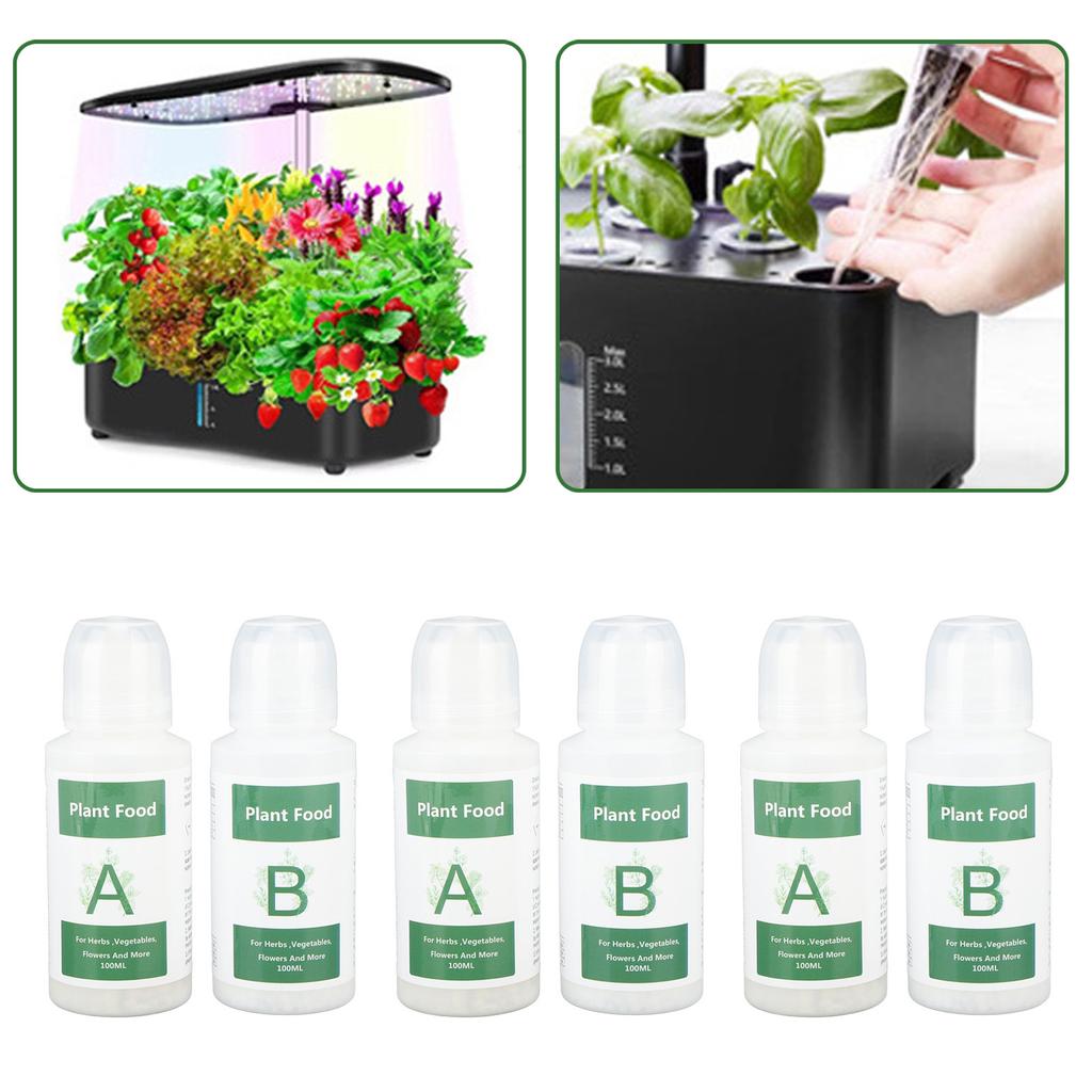 Hydroponisches Pflanzennährstoff-Set für Wachstum Indoor Gemüse Obst Versorgung