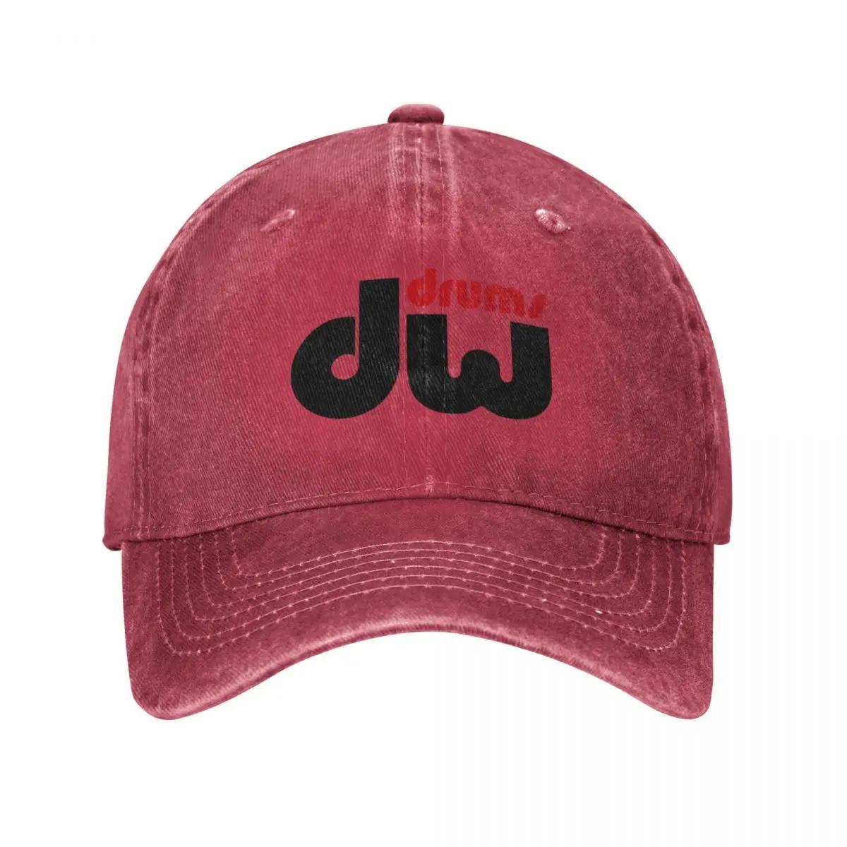 D W Drums Baseball Cap Hat Luxury Brand Trucker Hat Military Tactical Cap Golf Wear Unisex Womens