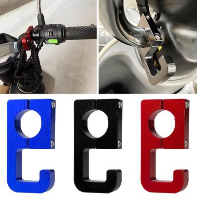Motorrad Gepäck Helm Haken Aluminium Halterung Motorrad Roller Helm Halter Tasche Haken Aufhänger Universal Motos Accesorios