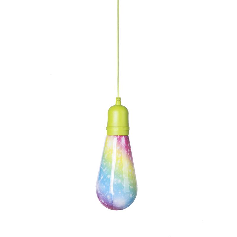 

Colorful LED Tree Pendant Light - Glazed Wishing Bottle for Outdoor Festival and Street Decoration 20cm x 10cm