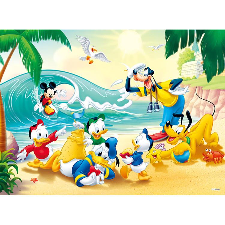 Donald Duck - Beach Jigsaw Puzzle Disney Animation 150 Pieces, Popular Korean Puzzle