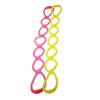 OEM 7 Holes Elastic Silicone Fitness Pilates Exercise Yoga Resistance Band Rope
