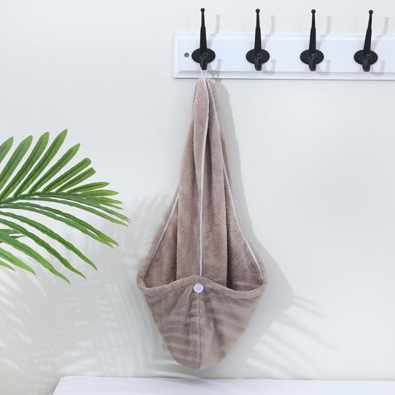 2026 New Adult Bathroom Absorbent Quick-Drying Bath Thicker Shower Long Curly Hair Cap Microfiber Wisp Dry Head Hair Towel