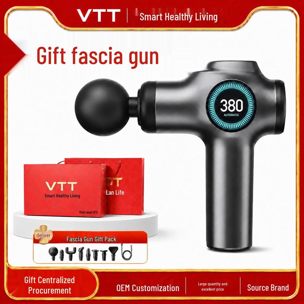 VTT Fascia Gun Electric Muscle Massager with Long Battery Life - Ideal Business Gift and Souvenir Massage Device Set