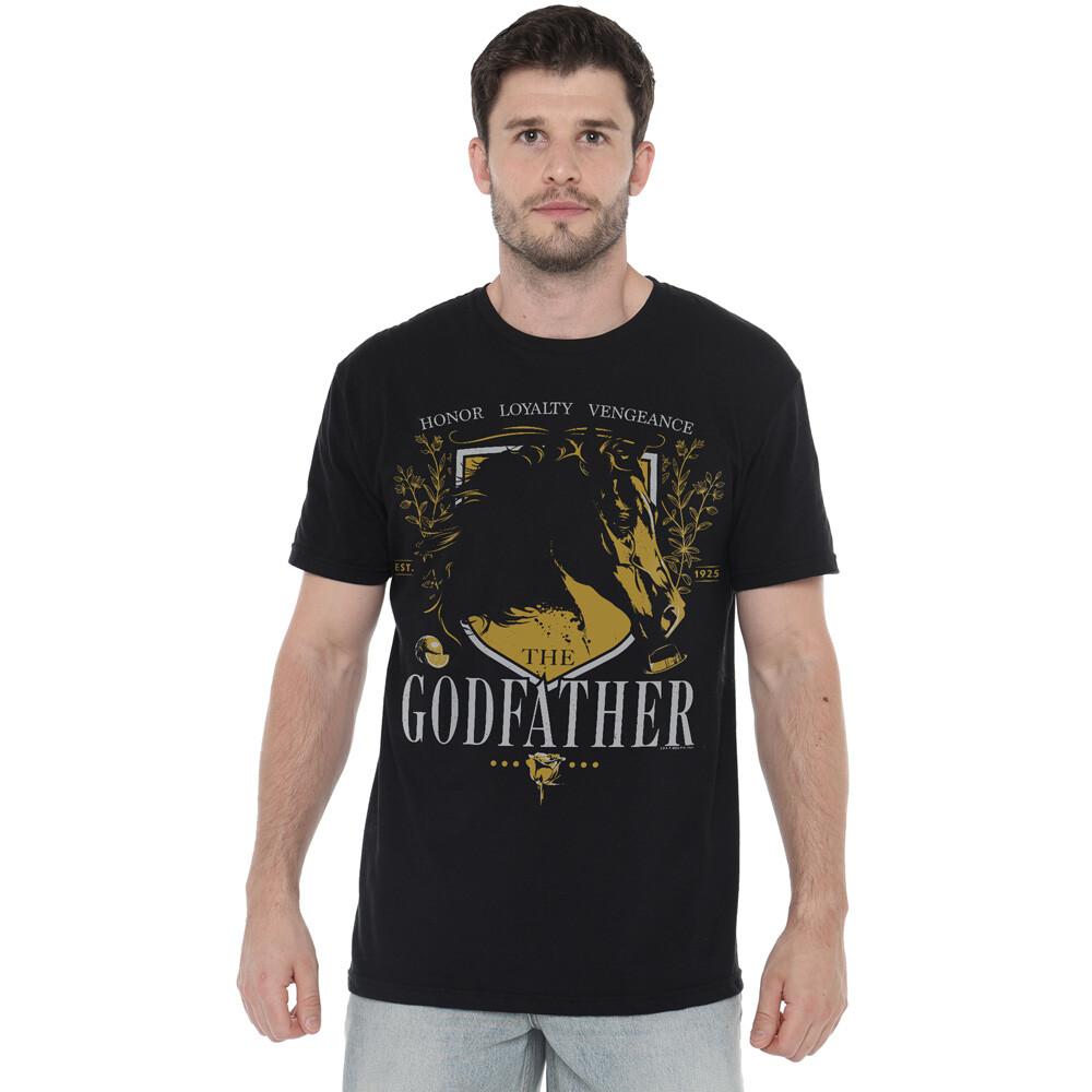Godfather Godfather Crest T-Shirt S-2XL, Black Unisex T-Shirt M