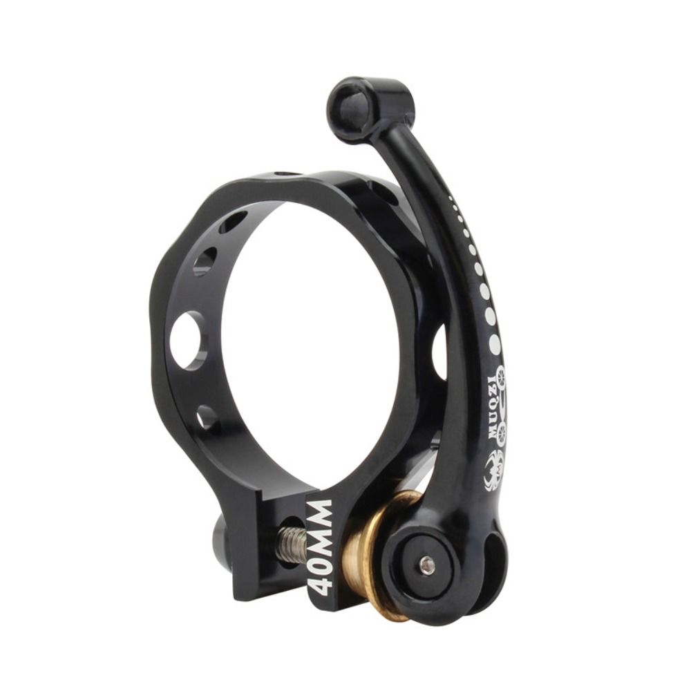 40/41mm Bike Seat Tube Clamp Aluminium Zinc Zinc Alloy Bicycle Saddle Clip Bike Seat Post Clamp MTB