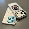Magnetic Clear Phone Case for HONOR 400 Lite Card Insert DIY Photo Holder Soft TPU Cover