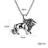 Necklace Exaggerated Lion Hip Hop Trend Street Dance Fashion Pendant for Men and Women