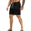 Men's Corduroy Multi Pocket Cargo Shorts Elastic Waistband Drawstring Casual Outdoor Work Shorts