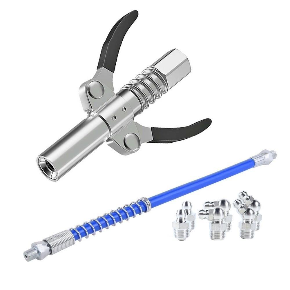 Easy To Push Grease Tool Coupler Quick Release Lubricant Tip Oil Pump Nozzle Maintenance Repair