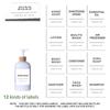 Black/White Soap Dispenser Labels Lotion Label Sticker Shampoo Conditioner Body Wash Bathroom Shower Soap Dispenser Labels Waterproof