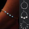 Little Star Heart Flower Glow in the Dark Ankle βραχιόλι Γυναικεία κοσμήματα Anklet