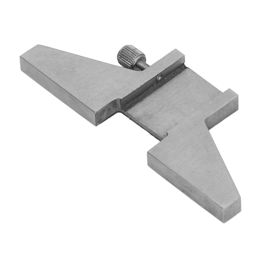 Caliper Depth Base Stainless Steel Screw Knob High Accuracy Grinding Quenched Depth Base Attachment for Measuring