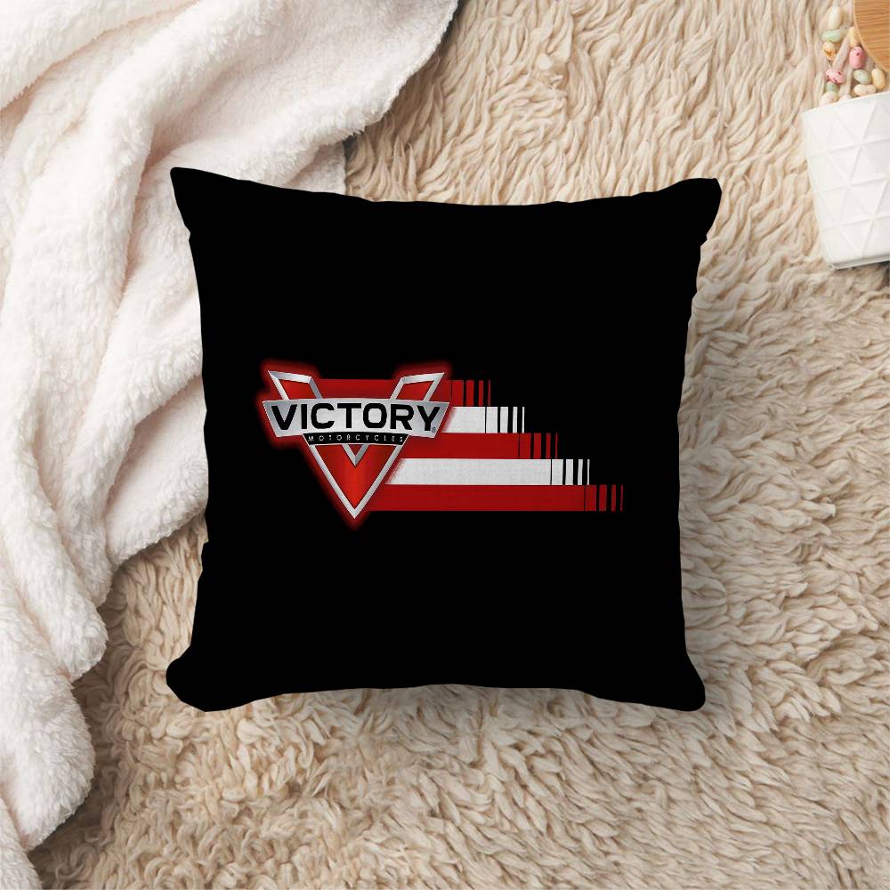 V-Victorys Motorcycles Racing Office Cushion Pillowcase Car Cushion Cover45X45Cm Lumbar Pillowcase Sofa Pillowcover