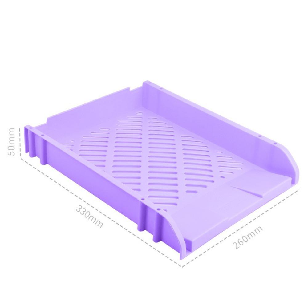 A4 Datei Rack PP Desktop Storage Rack Neue Büro Datei Box Hause