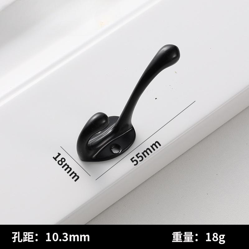 2 PCs Black/White/Bronze Color Butterfly Shaped Wall Hooks Wall Mounted Hanger for Coat Cloths Hat Towel Household Items