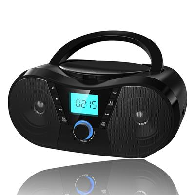 Multifunktionaler CD-Player, USB-Player, Zwei Stereolautsprecher, Fernbedienung, Bluetooth-Lautsprecher, FM-Radio