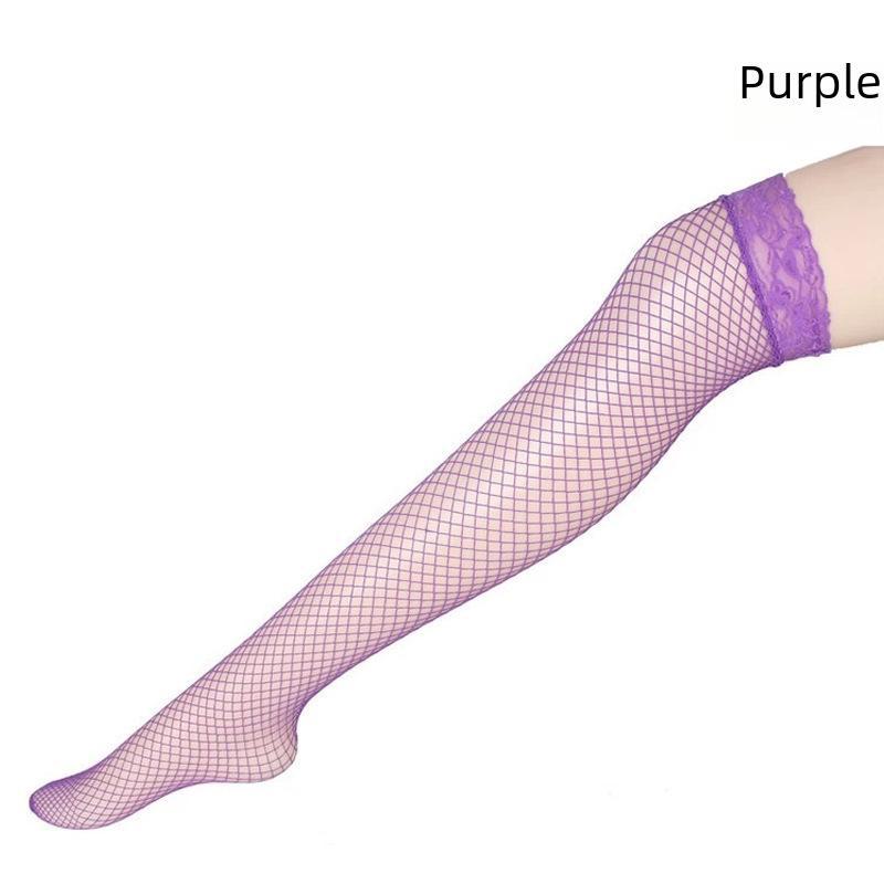 Temptation Sexy Long Tube Fishnet Stockings - Middle Eye No. 5