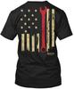 Patriotic American Mechanic Wrench Flag T Shirt Made In the USA Size S To 5XL