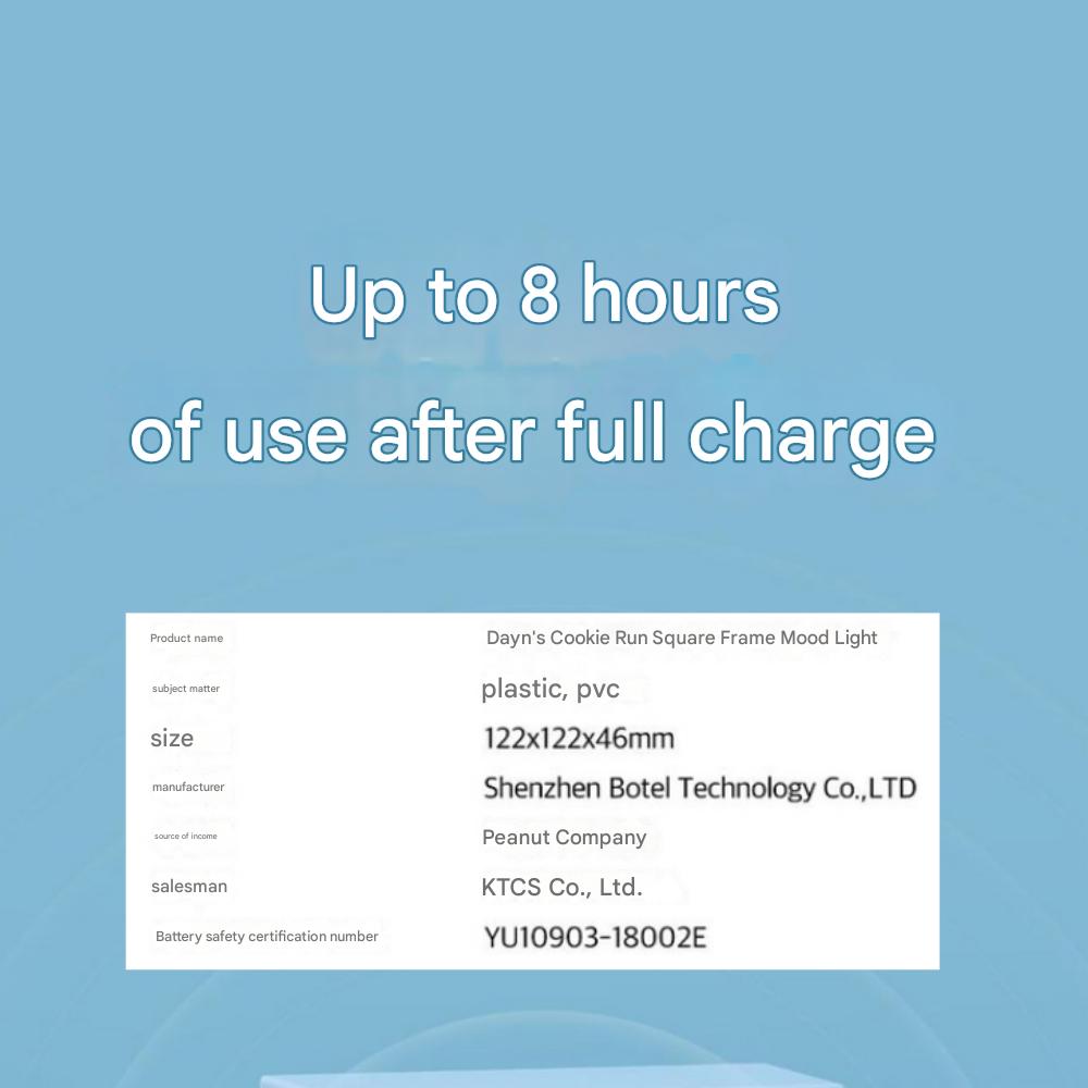 Cookie Run Mood Light Aurora Sleep Light Nursing Light Bedtime Light Rechargeable Children's Room Interior Housewarming Gift, Sea Fairy