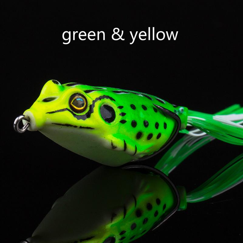 

1 Pcs Hollow Body Topwater Frog Fishing Lure Soft Unpainted Artificial Bass Bait Fishing Tackle Accessories 40mm