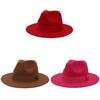 British Style Jazz Hat For Women Men With Wide Brim Cotton Summer Sun Protection Fashion Fedora