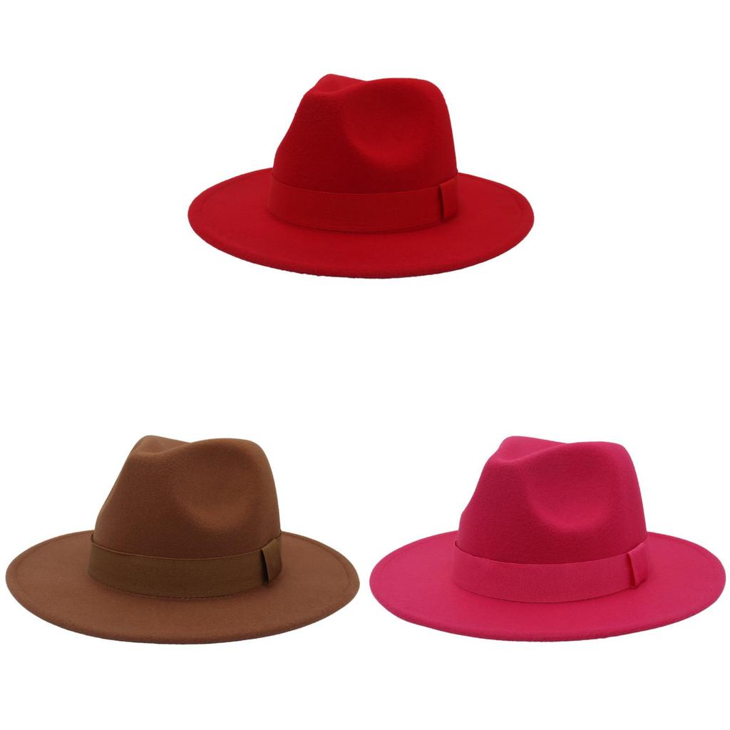 British Style Jazz Hat For Women Men With Wide Brim Cotton Summer Sun Protection Fashion Fedora