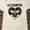 Alexisonfire Band weißes T-Shirt kurzärmelig