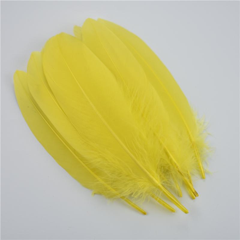 20Pcs Colorful Hard Stick Goose Feather 6-8inch/15-20cm Natural Swan Crafts Plumes  Table Centerpieces Feathers for Decoration
