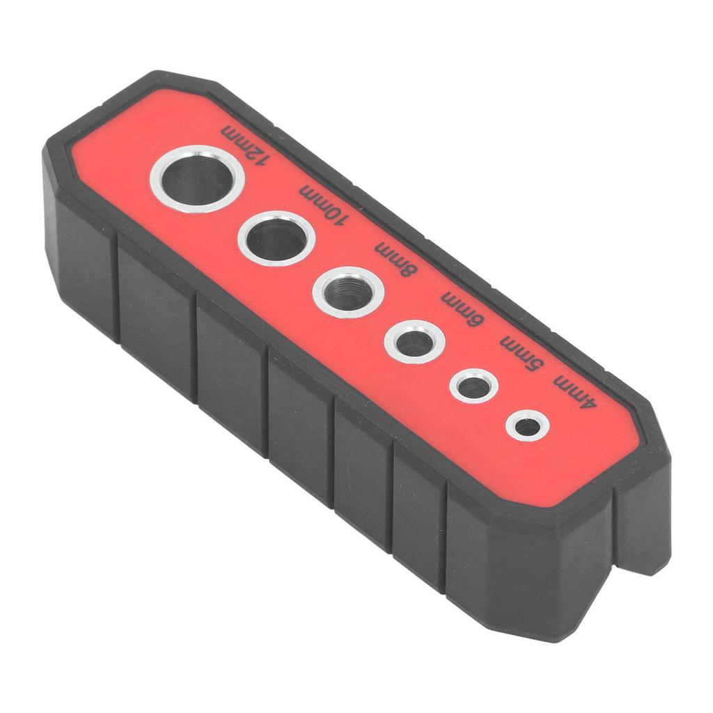 Handbohrmaschinenführung Bohrschablone 90 Grad Rutschfest V-Typ mit 6 Stahlbuchsen für Flachwinklig