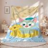 Home and Decoration Cute Fashion Throw Blankets for Beds/sofa G-Gelatoni Cat Blanket for Camping/Traveling Blanket Best Gifts