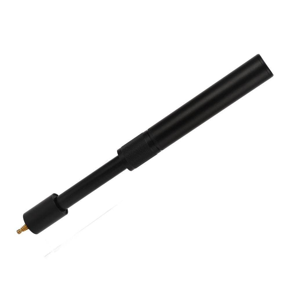 Aluminum Alloy Billiard Extender Threaded Connector Telescopic Cue Pool Cue Extension Indoor Play чёрный