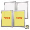 Screen Printing Kit, 4 Pieces Aluminum Silk Screen Printing Frames, 20x24inch Silk Screen Printing Frame with 355 Count Mesh