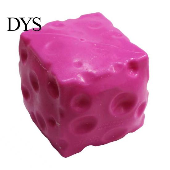 Stress Relief Gadget Giant Cheese Squeeze Toy, Anxiety Cube Sensory Anti-stress Toy Soft Stretchy Block Pinch Home Office Relaxation Tool
