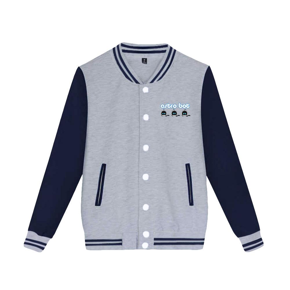 NEW Arrivals Unisex Fashion Astro Bot Anime Printed Baseball Sweatshirt Women Men Outdoor Sport Jackets