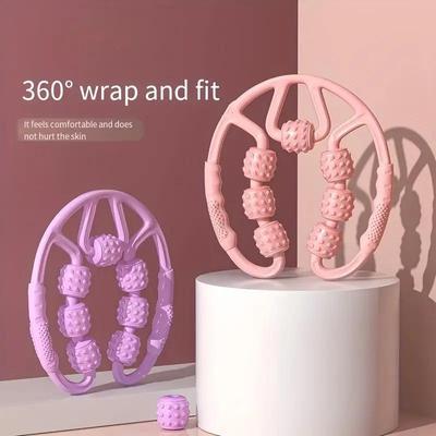 7 Roller Cervical Massager 360° Roller Leg Massager for Relaxing Muscles and Improving Blood Circulation