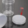 Airtight Food-Grade Transparent Plastic Jar with Lid for Kitchen Storage