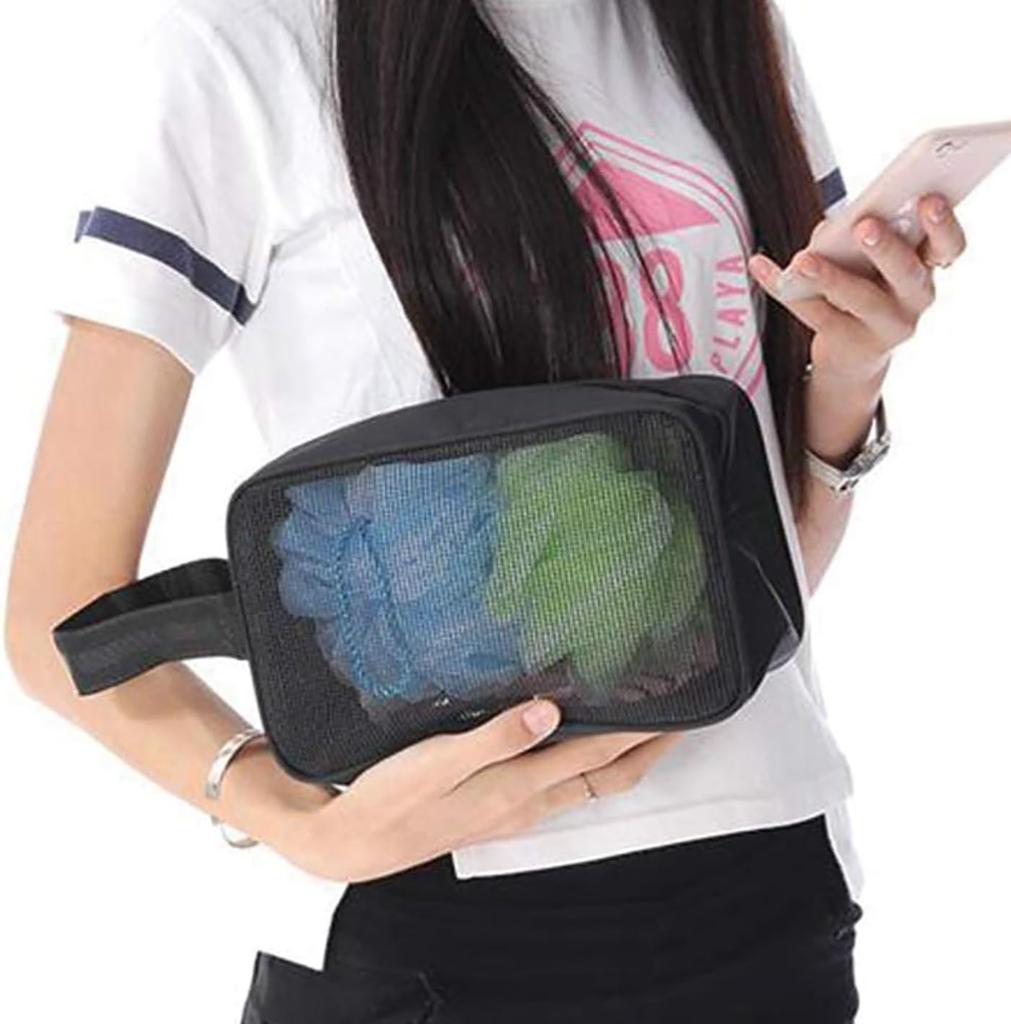LeTradeJP Pool Bag Hot Spring Bag Mesh Bag Bath Bag