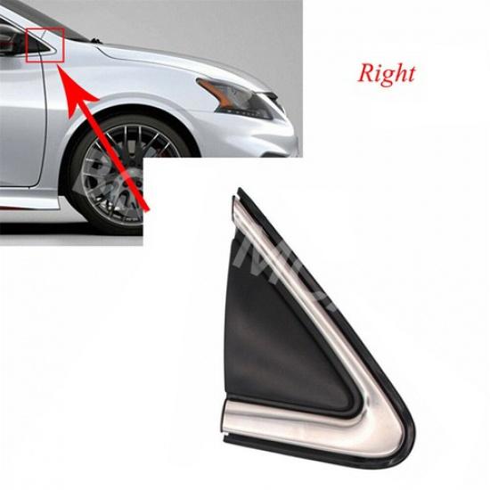 Car Front Right Fender Trim Mirror Corner Cover Fit For Nissan Sentra 2013-2019